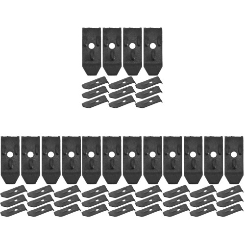 80Pièces Nivelleurs De Table Noir Pour Usage Solide