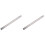 2Pcs Stainless Steel Ruler Metal Double Sided Measuring Tool 1
