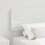 Berkfield Headboard Gloss White Engineered wood 3