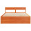 Berkfield Bed Frame without Mattress Wax Brown 140x200 cm Solid Wood Pine 4