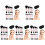 50Pcs Black Mini Makeup Brushes Travel Kit for Eyeshadow Blush 1