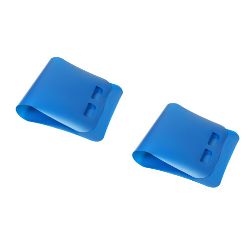 2Pcs Plastic Snow Sled for Kids Blue Lightweight Roll Up Yard Mat