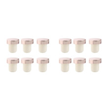 12Pcs Lightweight Golden T-Shape Stoppers Sealing Caps