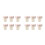 12Pcs Lightweight Golden T-Shape Stoppers Sealing Caps 1