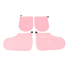 Paraffin Wax Gloves and Booties Set Adjustable Soft Lint Reusable Home Spa Hand and Foot Care