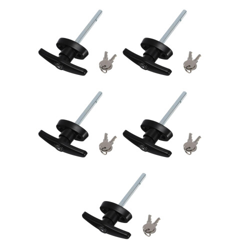 5Pcs Easy Install T Type Handle Lock Cam Lock for Electric and Toolbox