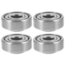 12Pcs Manual Wheelchair Front Wheel Bearings Steel Accessories Silver