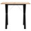Berkfield Dining Table Y-Frame 80x80x75 cm Solid Wood Pine and Steel 4