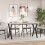 Berkfield Dining Table Y-Frame 160x80x75 cm Solid Wood Pine and Steel 3
