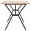 Berkfield Dining Table Y-Frame 160x80x75 cm Solid Wood Pine and Steel 5