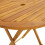 Berkfield 3 Piece Bistro Set Black Polypropylene and Solid Wood 7