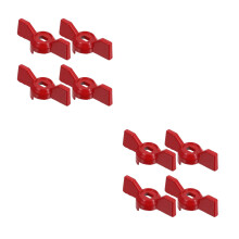 8Pcs Red Valve Lever Handles for Outdoor Faucet Control