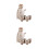 2Sets Home Use Beige Ceramic Wine Kettle with Smooth Ceramic Cups 1