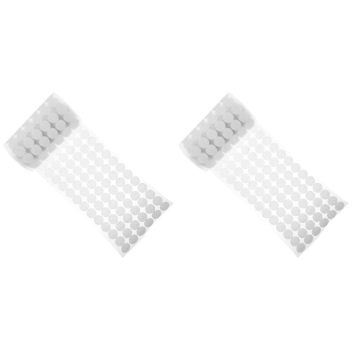1056Pairs DIY White No-Trace Dot Decals for Home Use