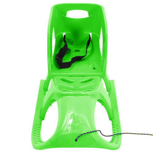 Berkfield Sledge with Seat Green 102.5x40x23 cm Polypropylene 1