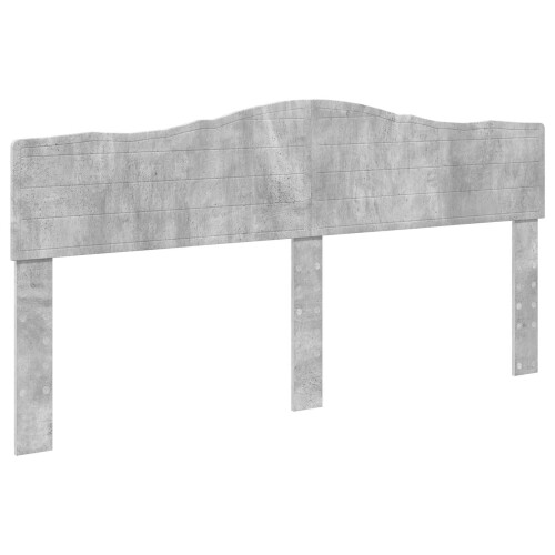 Berkfield Headboard Concrete Grey Engineered wood 1