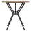 Berkfield Dining Table Y-Frame 70x70x75.5 cm Solid Wood Pine and Steel 5