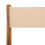 Berkfield 5 Piece Garden Dining Set Beige Fabric and Solid Wood 6