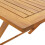 Berkfield 5 Piece Garden Dining Set Beige Fabric and Solid Wood 7