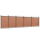 Berkfield Fence Panel Brown 872x186 cm WPC 2