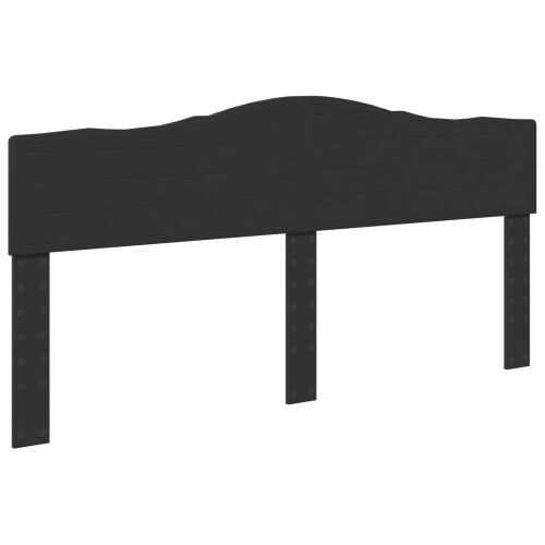 Berkfield Headboard Black Oak Engineered wood 1