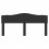 Berkfield Headboard Black Oak Engineered wood 4