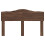 Berkfield Headboard Brown Oak Engineered wood 4