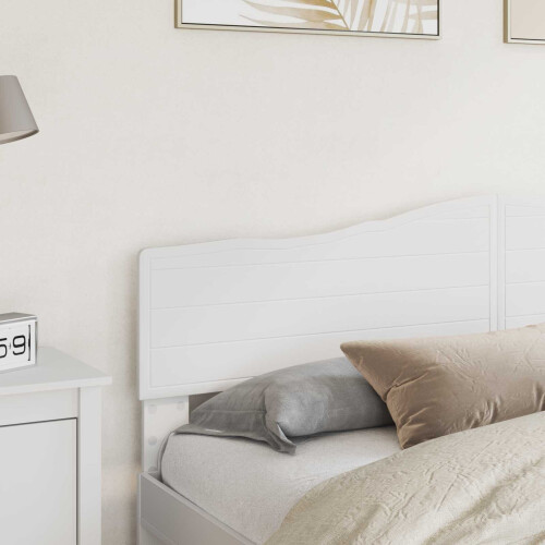 Berkfield Headboard White Engineered wood 2