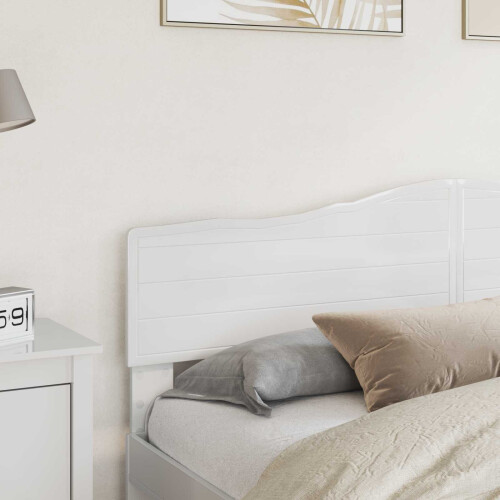 Berkfield Headboard Gloss White Engineered wood 2