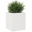 Berkfield Garden Planter White 40x40x46 cm Solid Wood Pine 4
