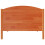 Berkfield Bed Frame without Mattress Wax Brown 100x200 cm Solid Wood Pine 4