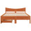 Berkfield Bed Frame with Drawers Wax Brown 120x200 cm Solid Wood Pine 4