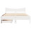 Berkfield Bed Frame with Drawers White 135x190 cm Double Solid Wood Pine 4