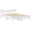 Berkfield Bed Frame with Drawers White 135x190 cm Double Solid Wood Pine 5