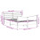 Berkfield Bed Frame with Headboard 150x200 cm King Size Solid Wood Pine 7