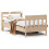 Berkfield Bed Frame without Mattress 75x190 cm Small Single Solid Wood Pine 2