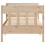 Berkfield Bed Frame without Mattress 75x190 cm Small Single Solid Wood Pine 4