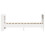 Berkfield Bed Frame without Mattress White 75x190 cm Small Single Solid Wood Pine 5
