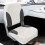 Berkfield Foldable Boat Seat 2 Set Low Backrest 2