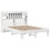 Berkfield Bed Frame without Mattress White 140x190 cm Solid Wood Pine 3