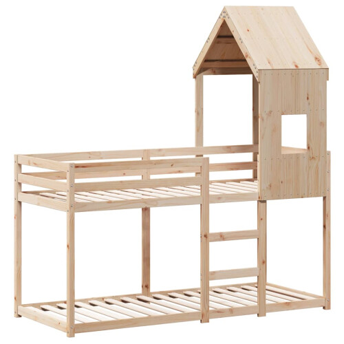 Berkfield Bunk Bed without Mattress 80x200 cm Solid Wood Pine 2