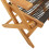 Berkfield 3 Piece Bistro Set Black Polypropylene and Solid Wood 7