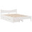 Berkfield Bed Frame with Drawers White 150x200 cm King Size Solid Wood Pine 2