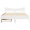 Berkfield Bed Frame with Drawers White 150x200 cm King Size Solid Wood Pine 4