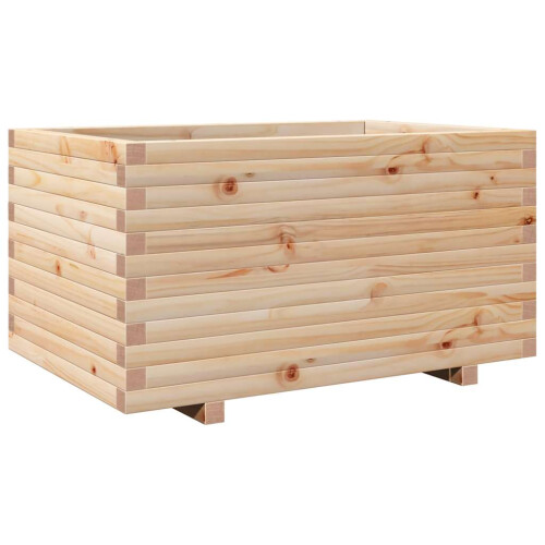 Berkfield Garden Planter 90x60x49.5 cm Solid Wood Pine 1