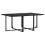 Berkfield 7 Piece Garden Dining Set Black Poly Rattan 3