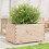 Berkfield Garden Planter 90x60x49.5 cm Solid Wood Pine 3