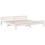 Berkfield Bed frame without Mattress White 200x200 cm Solid Wood Pine 5