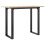 Berkfield Dining Table O-Frame 100x50x75 cm Solid Wood Pine and Steel 2