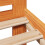 Berkfield Bed frame without Mattress Wax Brown 150x200 cm King Size Solid Wood Pine 6